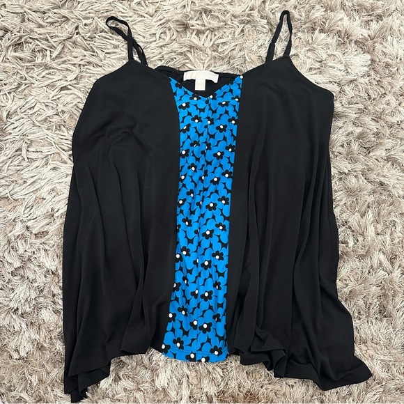 Michael Kors Professional Dress Tan Top Shirt Size Large Women Business Attire - Picture 2 of 7